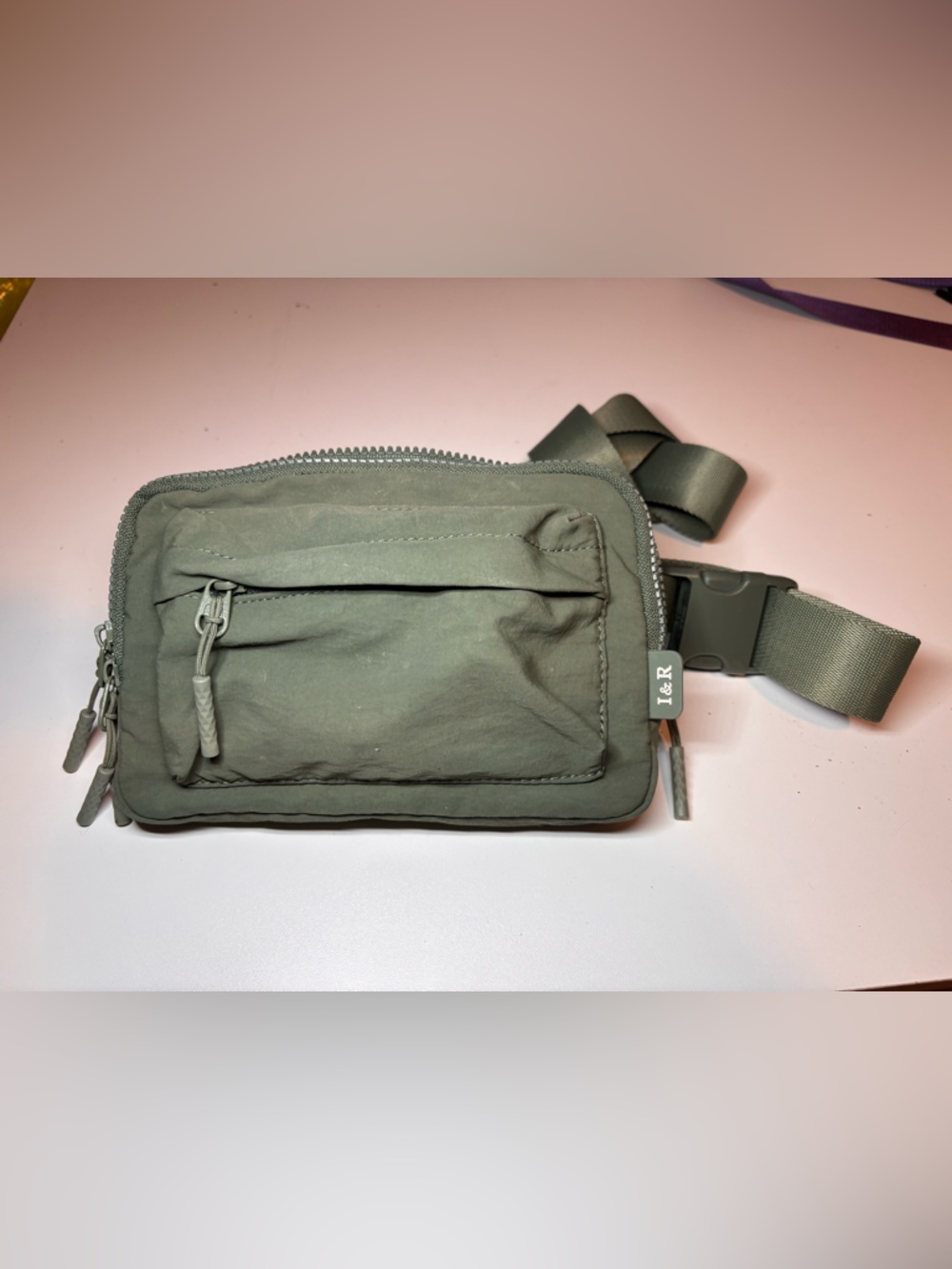 Iris & Rainbow multi pocket crossbody